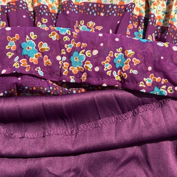 NWT Mossimo Spaghetti Strap Mini Floral Dress A143* - Picture 6 of 8